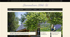 Desktop Screenshot of lawendowepole.pl